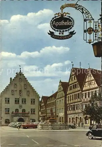 Bad Mergentheim Marktplatz Kat. Bad Mergentheim