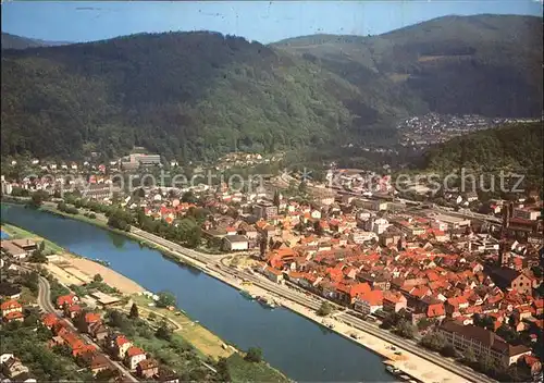 Eberbach Baden Fliegeraufnahme  Kat. Eberbach