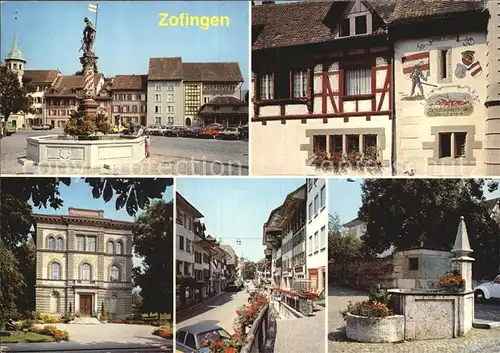 Zofingen Brunnen Altstadt  Kat. Zofingen