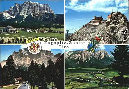 Tirol Region Zugspitze Seilbahn Kat. Innsbruck