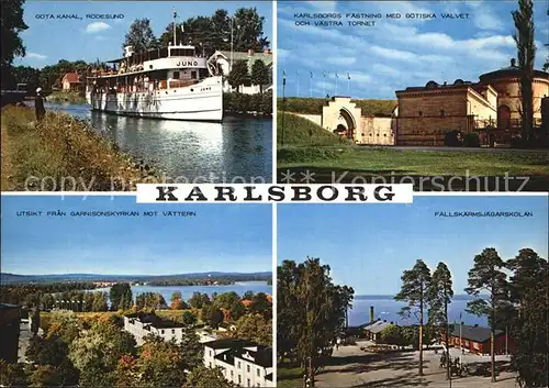 Karlsborg Goeta Kanal Vaestra Tornet Kat. Karlsborg