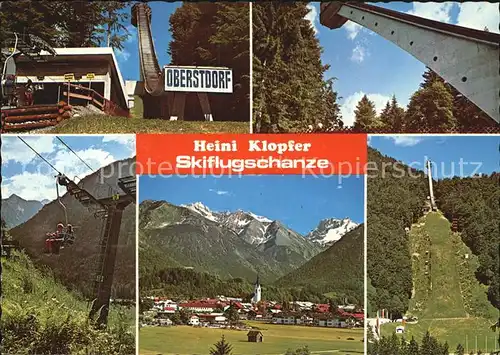 Oberstdorf Birgsautal Heini Klopfer Skiflugschanze Kat. Oberstdorf