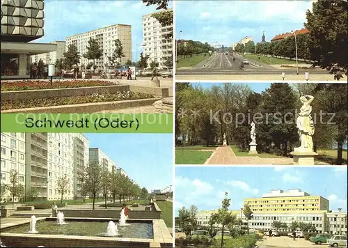 Schwedt Leninallee Park Kulturhaus Kat. Schwedt