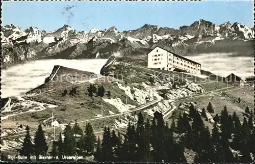 Rigi Kulm mit Urneralpen Kat. Rigi Kulm