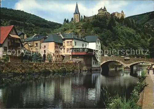 Vianden Chateau Hockelstour et Pont de L`Our