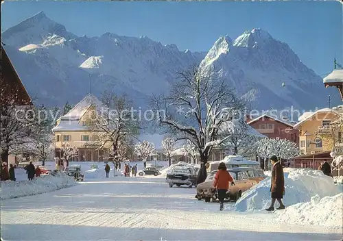 Garmisch Partenkirchen Marienplatz Kat. Garmisch Partenkirchen