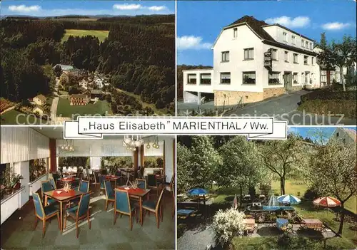 Marienthal Westerwald Haus Elisabeth  Kat. Seelbach bei Hamm (Sieg)