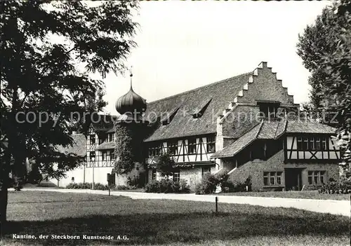 Steckborn Untersee Kantine der Steckborn Kunstseide AG