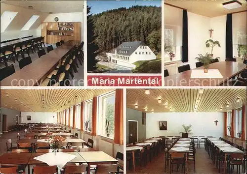Kaisersesch Bildungsheim Restaurant Maria Martental Kat. Kaisersesch