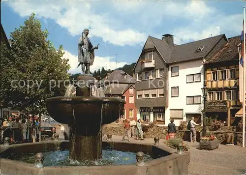 Bad Muenstereifel Marktbrunnen Kneippheilbad Kat. Bad Muenstereifel