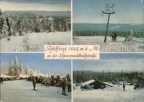 Schliffkopf Skigebiet Schwarzwaldhochstrasse Kat. Baden Baden