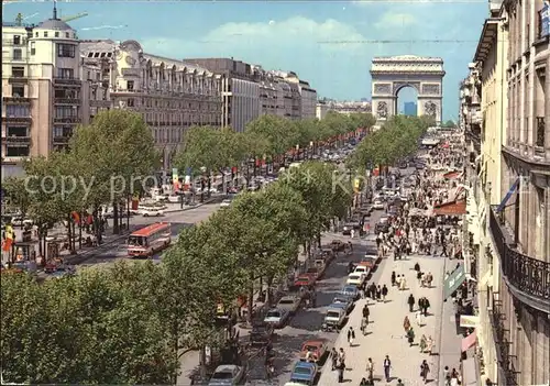 Paris Champs Elysees Arc de Triomphe Kat. Paris