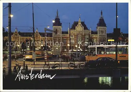 Amsterdam Niederlande Hauptbahnhof Kat. Amsterdam