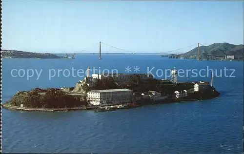 Alcatraz San Francisco Fliegeraufnahme Kat. USA