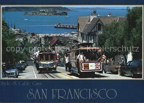 San Francisco California Hyde Street Cabel Cars Kat. San Francisco