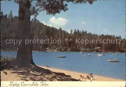 Lake Tahoe California Beach and Harbor Kat. Lake Tahoe