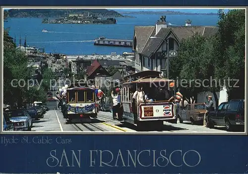 San Francisco California Hyde Street Cable Cars Kat. San Francisco