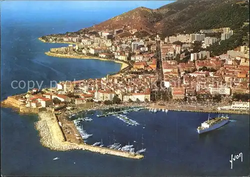 Ajaccio La Ville et le port vue aerienne Collection Couleurs et Lumiere de France Kat. Ajaccio