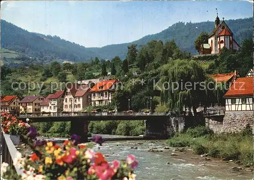 Weisenbach Murgtal Brueckenpartie Kat. Weisenbach