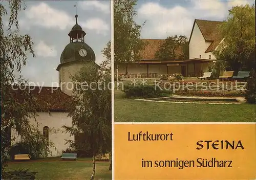 Steina Suedharz Kirche Park Luftkurort Kat. Bad Sachsa