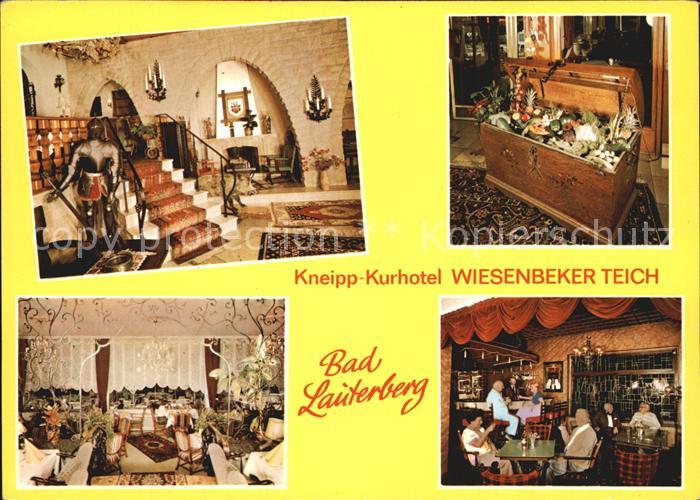 Bad Lauterberg Kneipp Hotel Wiesenbeker Teich Restaurant Foyer Kat. Bad