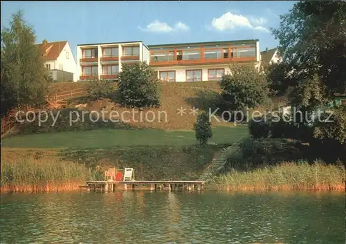 Ploen See Hotel Restaurant Schoehsee Panorama Badesteg Kat. Ploen