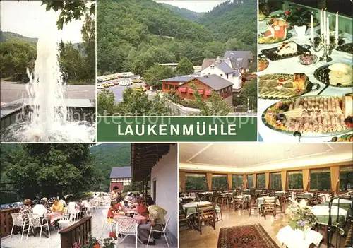 Lorch Rheingau Restaurant Cafe Laukenmuehle im Wispertal Kat. Lorch