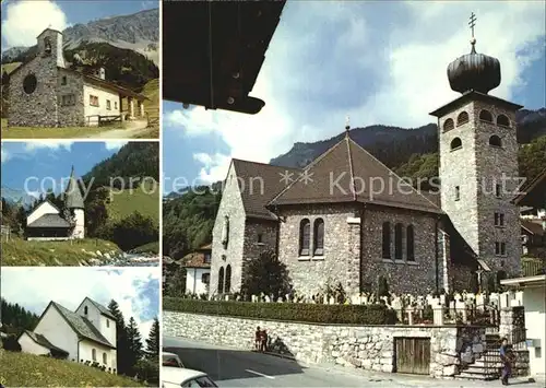 Malbun Pfarrkirche St Josef Kapellen Friedenskapelle Kat. Triesenberg Liechtenstein