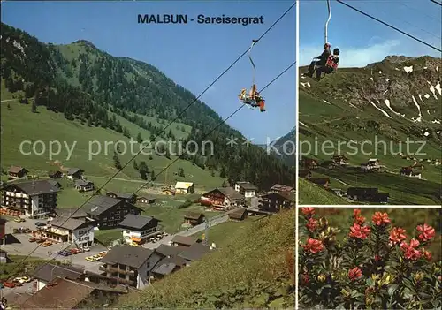 Malbun Malbun Bahn Hotels Sareisergrat Alpenrosen Kat. Triesenberg Liechtenstein