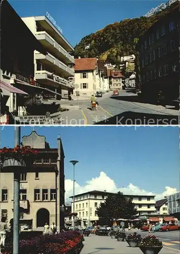 Vaduz Altenbachstrasse Kuhgrat Postamt Rathaus Hotel Vaduzerhof Kat. Vaduz