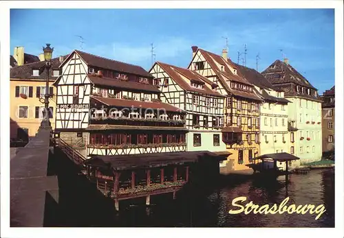 Strasbourg Alsace La Petite France Kleine Frankreich Fachwerkhaeuser Altstadt Kat. Strasbourg