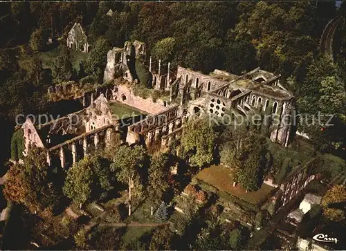 Villers la Ville Wallon Ruines de l Abbaye vue aerienne Kat. 