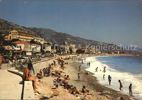 Menton Alpes Maritimes Les Plages du Boulevard General Leclerc Kat. Menton