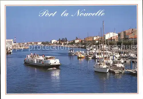 Port la Nouvelle Canal et le Port de plaisance Yachthafen Kat. Port la Nouvelle