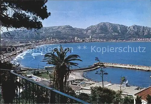 Marseille Panorama Plage Port Montagnes Kat. Marseille