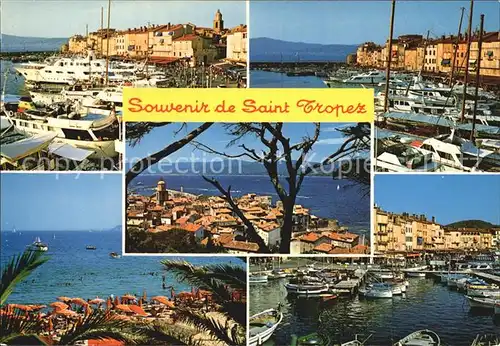 Saint Tropez Var Port Plage Panorama Cote d Azur Kat. Saint Tropez