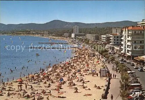 Le Lavandou Vue generale sur la plage Cote d Azur Kat. Le Lavandou