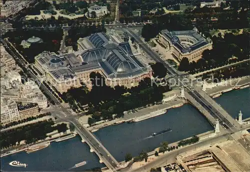 Paris Grand Palais Ponts de la Seine vue aerienne Kat. Paris