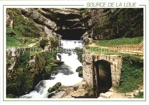 Ouhans Source de la Loue Cascade Kat. Ouhans