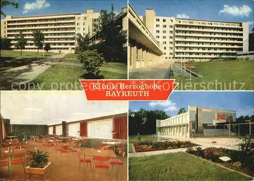 Bayreuth Klinik Herzoghoehe Kat. Bayreuth
