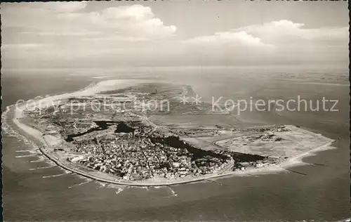 Norderney Nordseebad Insel Strand Luftaufnahme Kat. Norderney