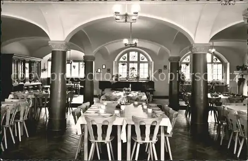 Westerham Bad Aibling Deutsches Rotes Kreuz Erholungsheim Hohenfried Speisesaal Kat. Bad Aibling