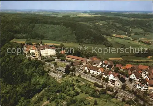 Langenburg Wuerttemberg Schloss Hohenloher Land Luftaufnahme Kat. Langenburg