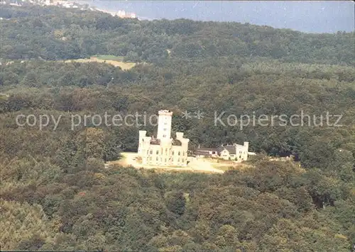 Granitz Ruegen Jagdschloss Schinkel Luftaufnahme