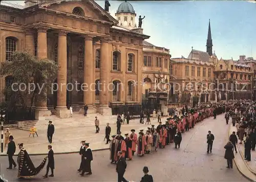 Oxford Oxfordshire University Encaenia Procession Kat. Oxford