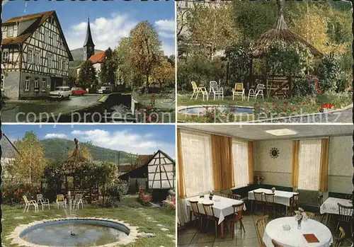 Schlierbach Lindenfels Odenwald Adam Meister Pension  Kat. Lindenfels