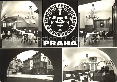 Praha Prahy Prague Plzenska Restaurace Kat. Praha