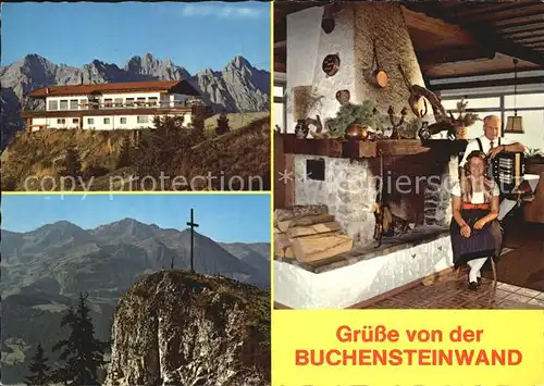 Buchensteinwand Alpengasthof Clemens und Magda Frank Kat. Oesterreich