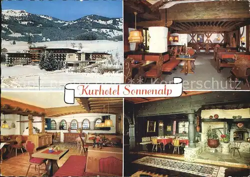 Sonthofen Oberallgaeu Kurhotel Sonnenalp Kat. Sonthofen