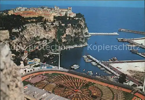 Monaco Le Rocher Le Stade Kat. Monaco